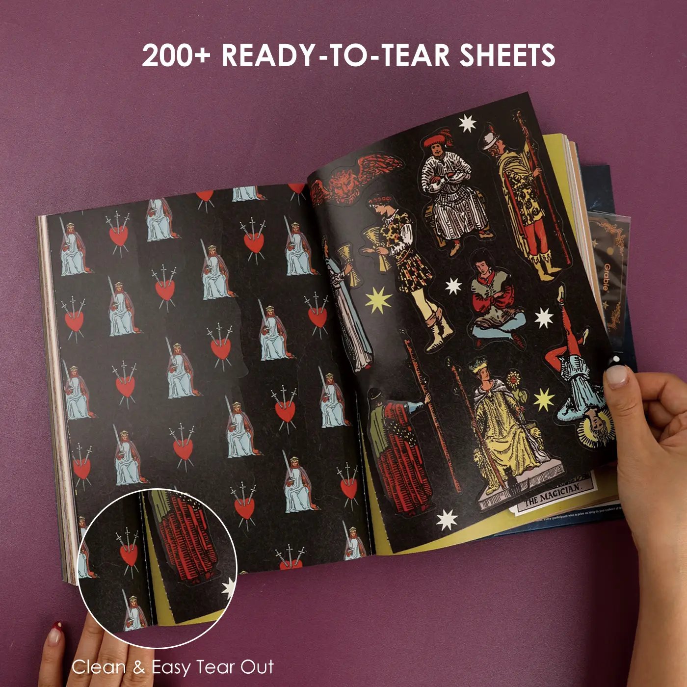 🧙🔮 Enchanted Worlds Collage & Creativity Book (200+ Hardcover Pages)📕