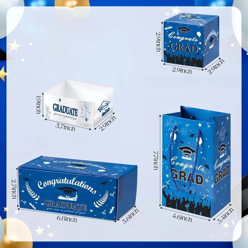 🎓2026 Graduation Explosion Cash Gift Box Fun Pop Up Surprise for Grads