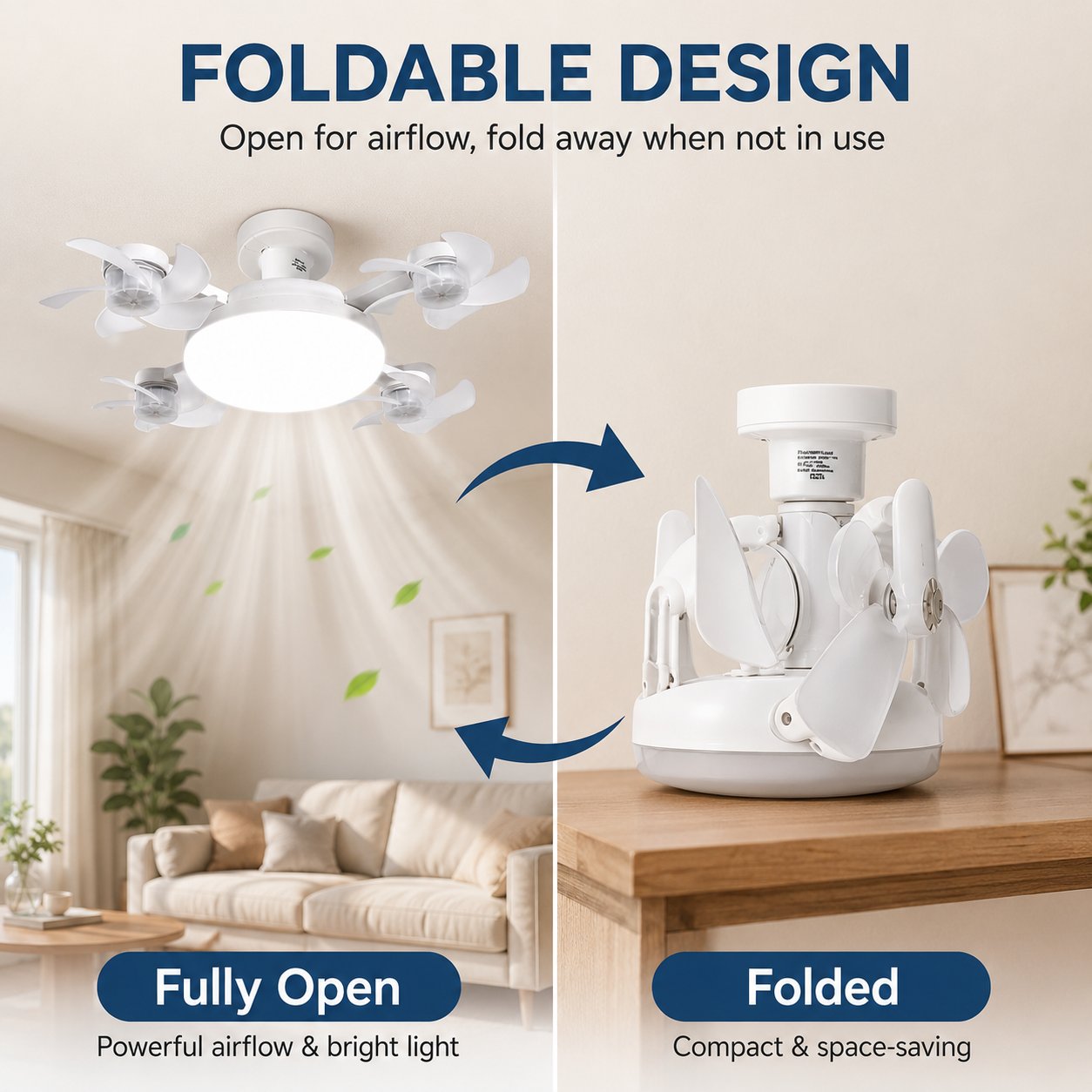 π‘π 2-in-1 Energy-Saving Fan Light|Cool Air + Soft Light in One
