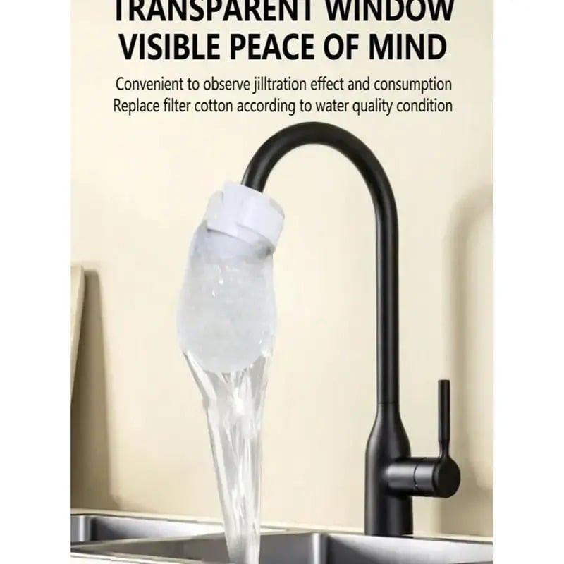 💧 Universal Faucet Filter Bag – Removes Rust & Everyday Water Impurities