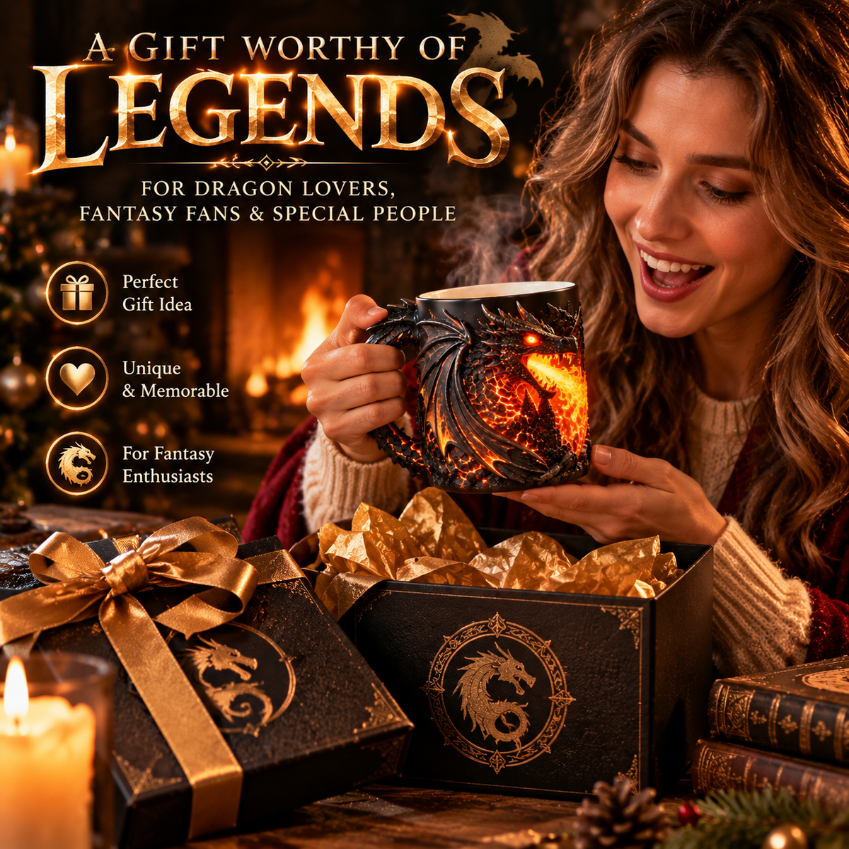 🔥 Last Day 50% OFF 🐉 Dragonfire Heat-Reveal Magic Mug 🔥