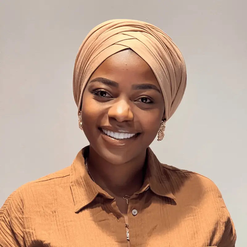 ✨ Adjustable Pre-Tied Turban Wrap – Effortless Everyday Elegance