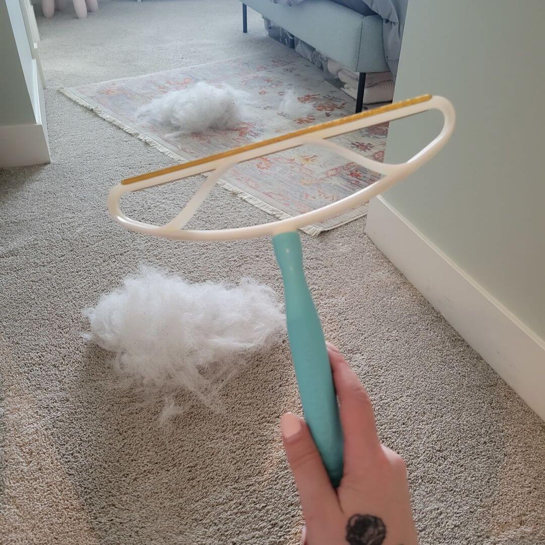 Stop Fighting Pet Hair Every Day-One simple swipe removes the fur your lint rollers and vacuum can't reach.