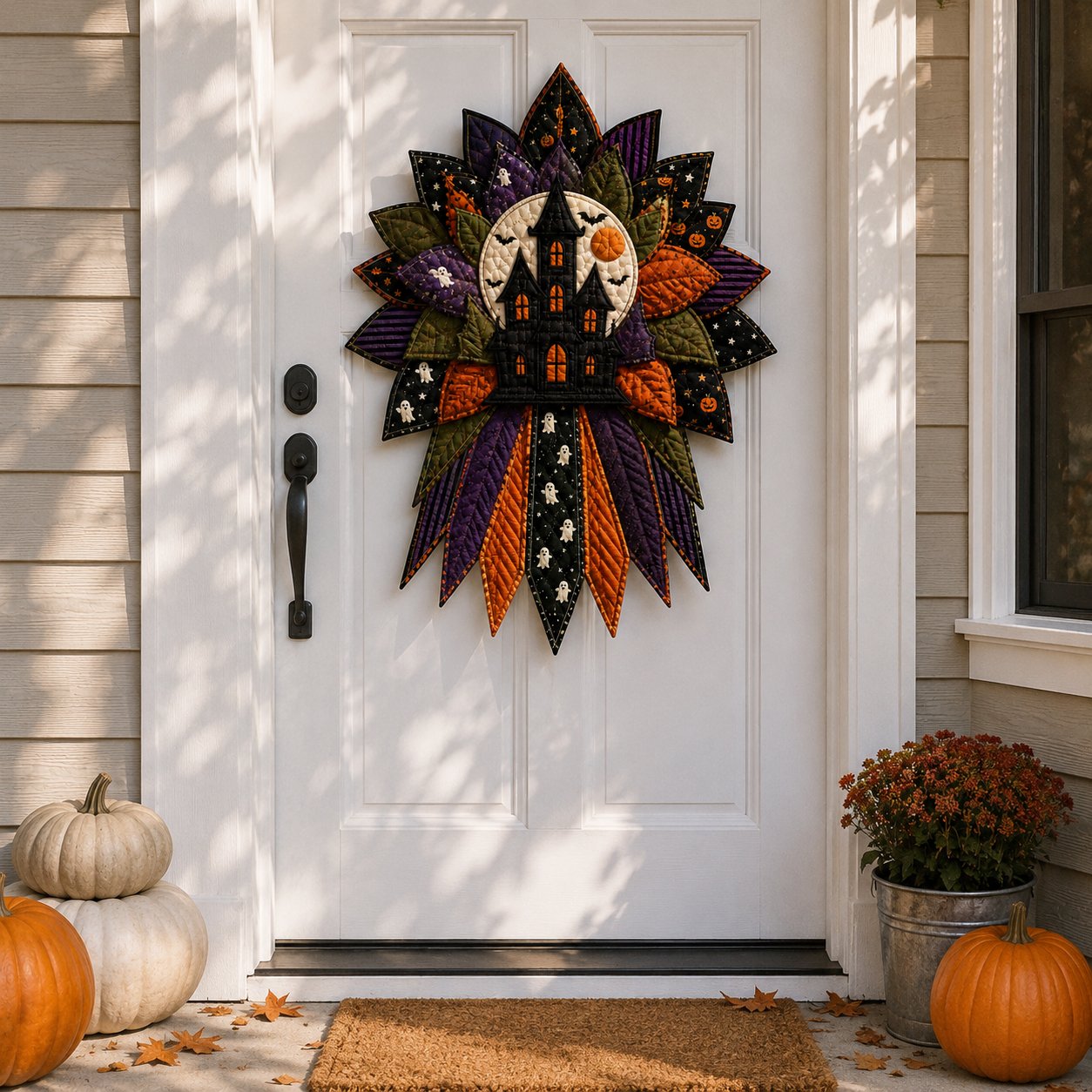 ⏳ Last Day 49% OFF – 🎃 Beginner-Friendly Oversized Halloween Character Quilted Door Hanger Sewing Kit | Complete Kit with All Tools & Step-by-Step Guide Included 💕
