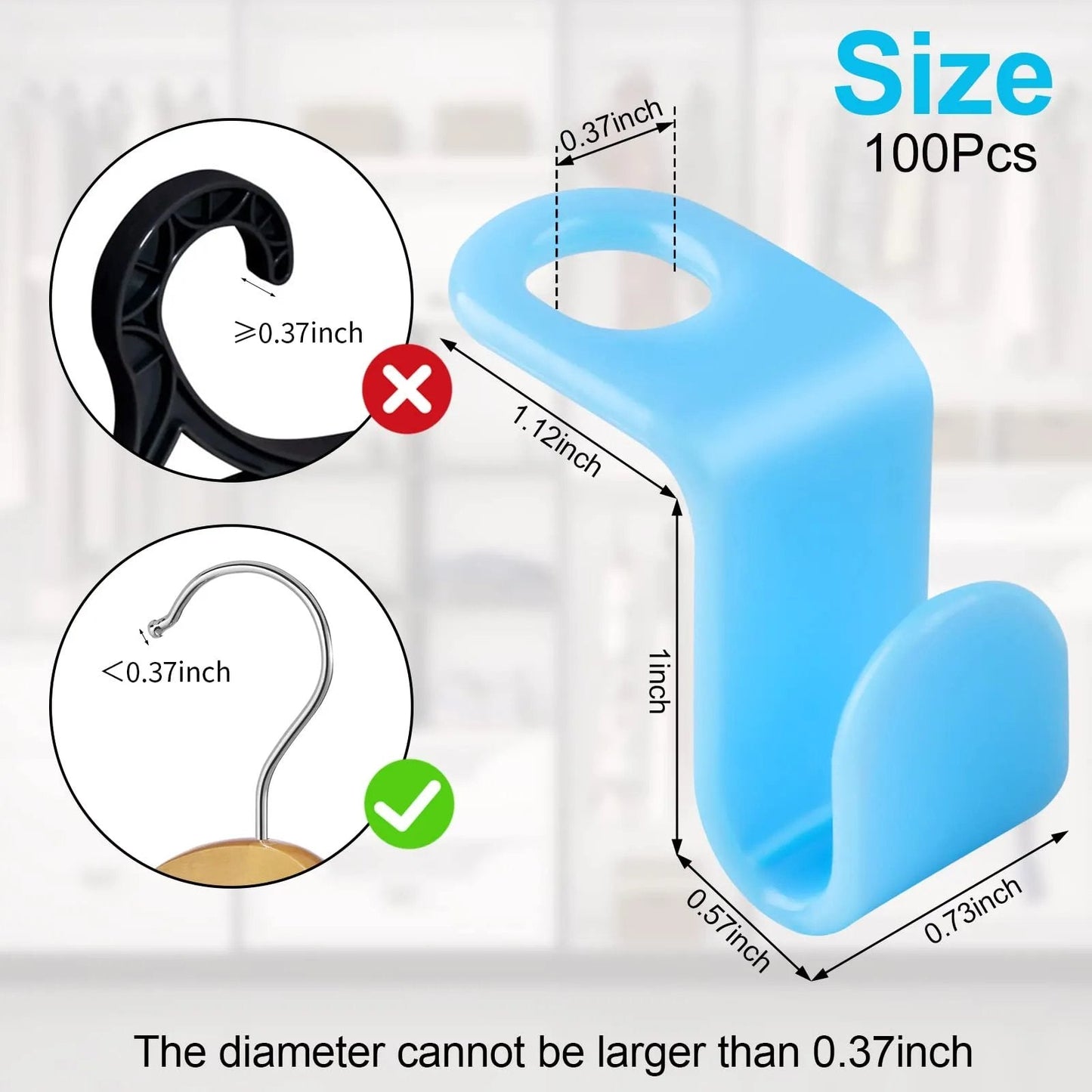 ✨Day Sale 49% OFF✨Space Saving Hangers Connector Hooks