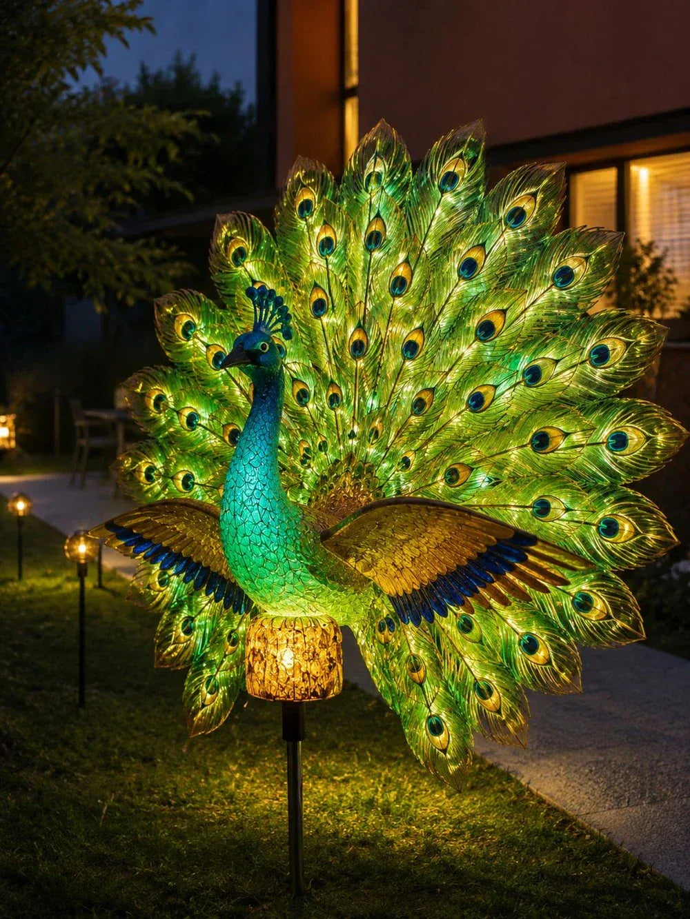 š„ Last Day 58% OFF š¦ Animated Solar Peacock Garden Sculpture
