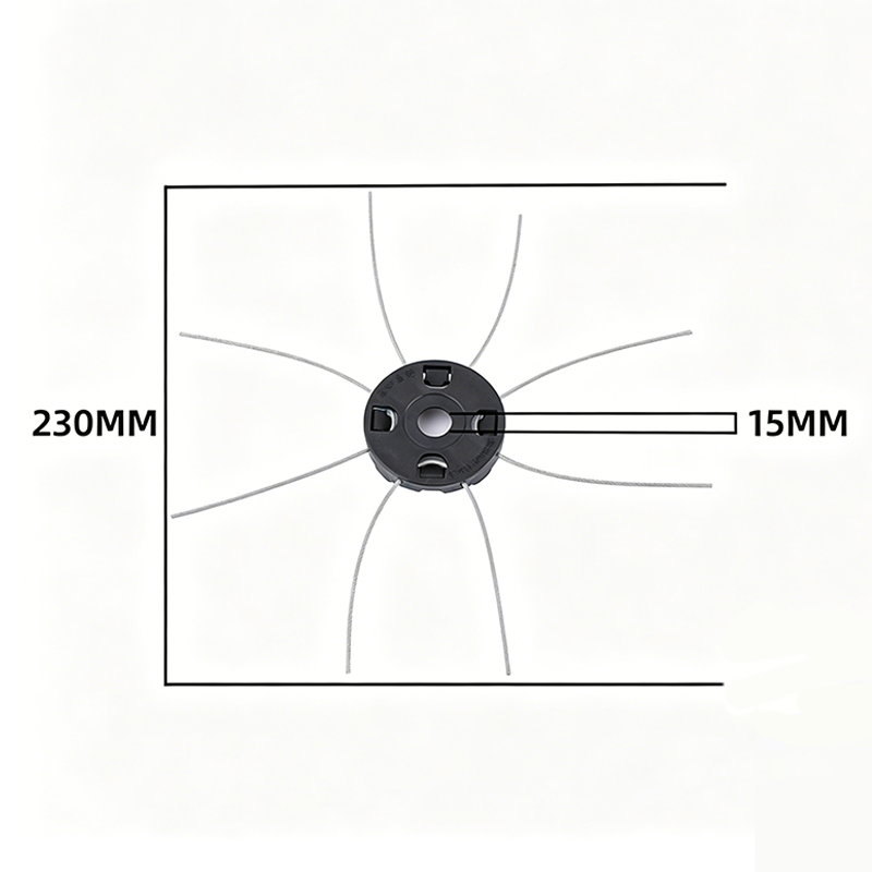 Heavy-Duty Steel Wire Weed Eater Head