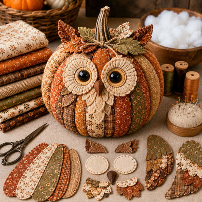 🎃 DIY Fall Animal Pumpkin Craft Kit – Make Your Own Cozy Woodland Pumpkin Decorations