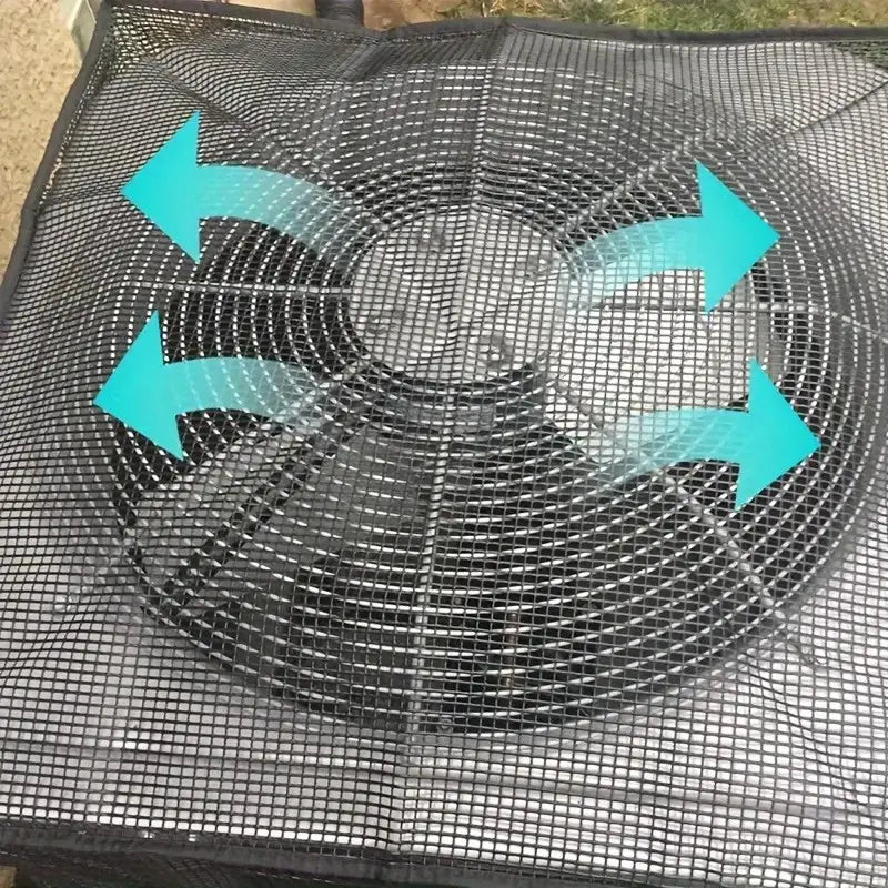 ❄️ Heavy-Duty Outdoor AC Cover – All-Season Mesh Protection