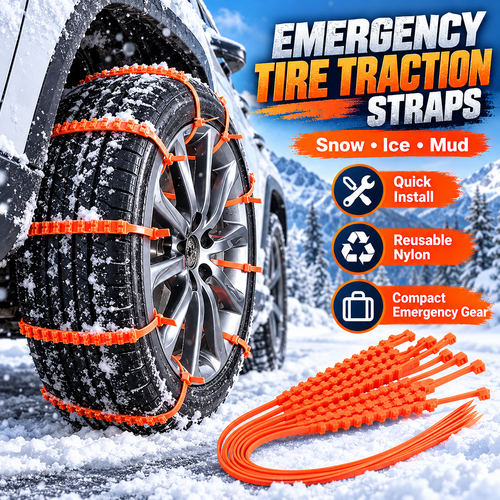 ⏳ Last Day 50% OFF-🚘Reusable Emergency Snow Chains(5-pack)