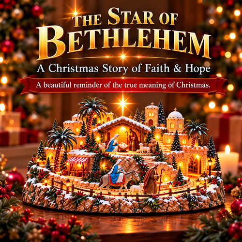 ✨Last Day  49% OFF🌟🎄"Journey of the Star of Bethlehem™" Illuminated Village