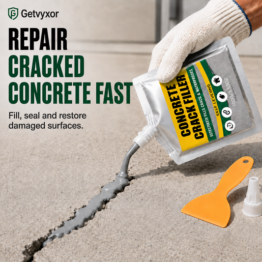 🏠 Waterproof Concrete Crack Filler for Indoor & Outdoor Use