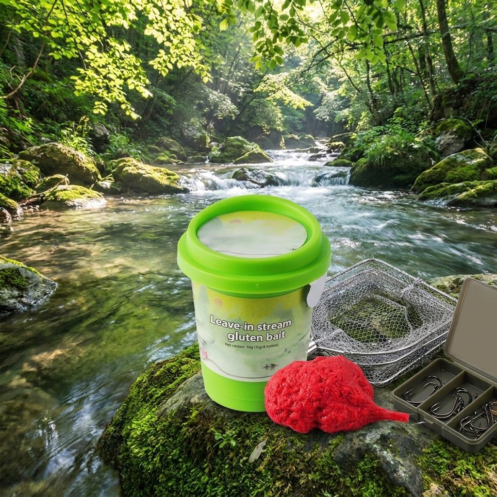 🎣 Stream Fishing Bait Strong Scent Thick Formula for Wild Fish