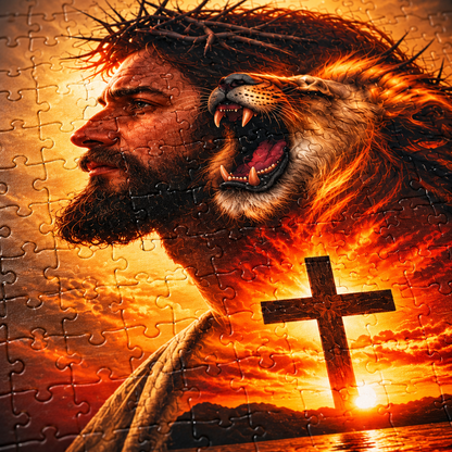 👑✝️ He Reigns — DIY Christian Jigsaw Puzzle