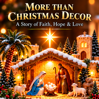✨Last Day  49% OFF🌟🎄"Journey of the Star of Bethlehem™" Illuminated Village