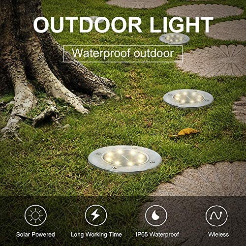 Solar Outdoor Waterproof Ground LED Lights