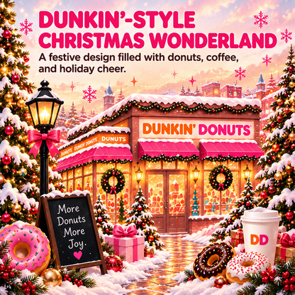 ⏳ Last Day 49% OFF –🌟Dunkin' 24-Day Countdown Calendar (2026)