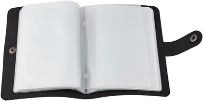 ✝️ Genuine Leather Prayer Card Holder – Pocket Holy Card Organizer with Snap Closure 🙏✨