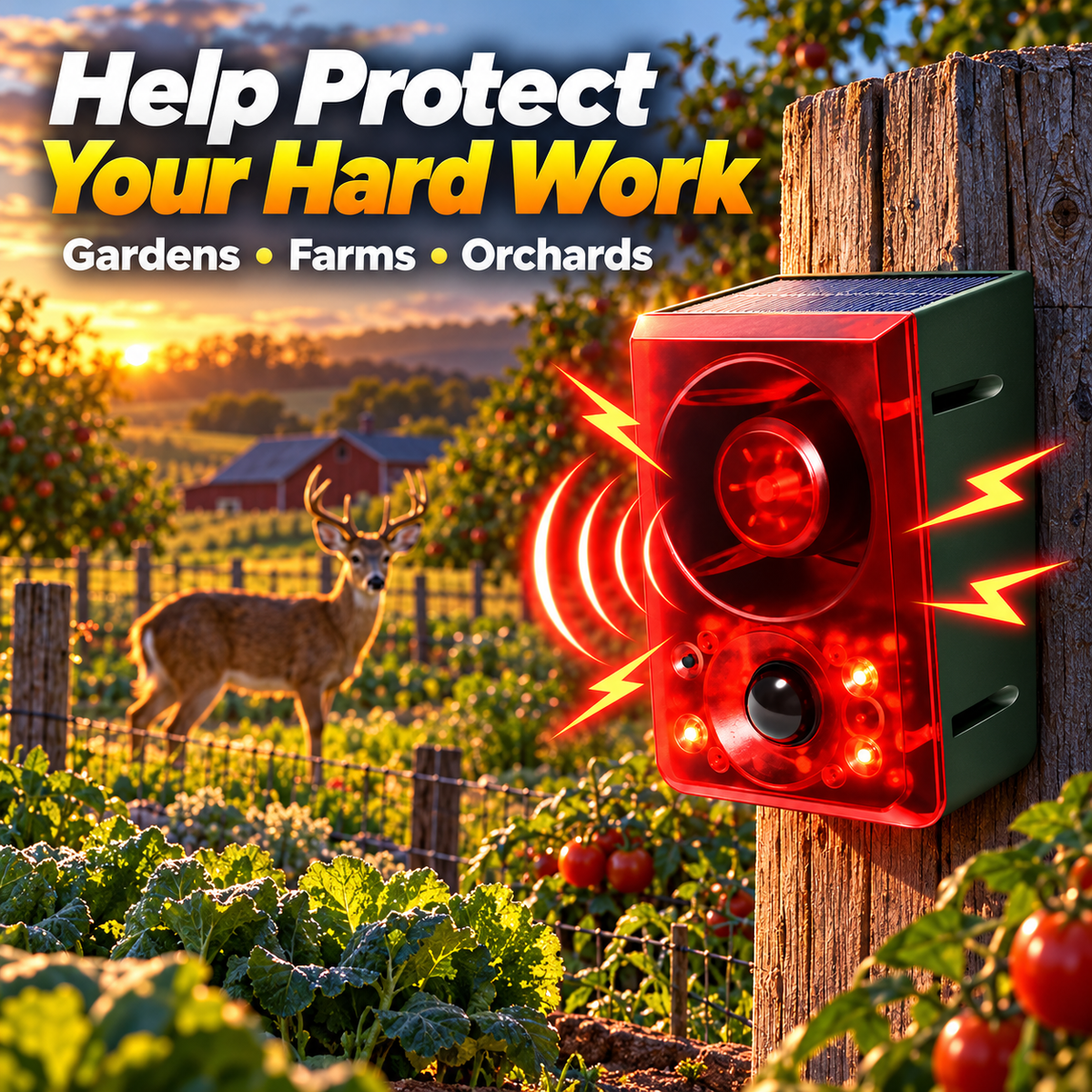 🔥 Last Day 50% OFF-🏠Solar-Powered Outdoor Motion-Activated Alarm – Supports Voice Recording and Volume Adjustment