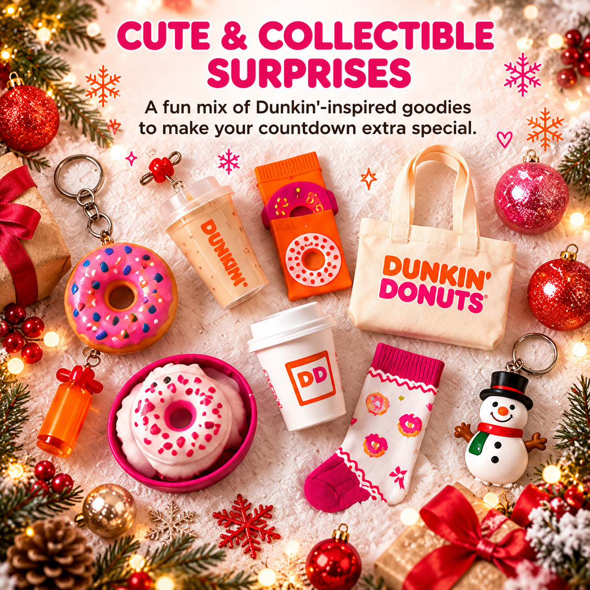 ⏳ Last Day 49% OFF –🌟Dunkin' 24-Day Countdown Calendar (2026)