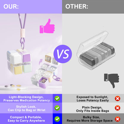 Magic Pill Cube – Weekly Travel Organizer