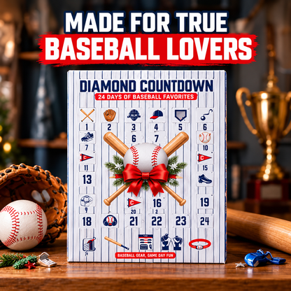 ⏳ Last Day 50% OFF-⚾24-Day Baseball Countdown Calendar