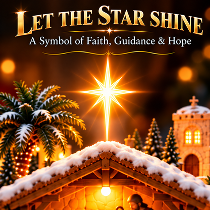 ✨Last Day  49% OFF🌟🎄"Journey of the Star of Bethlehem™" Illuminated Village