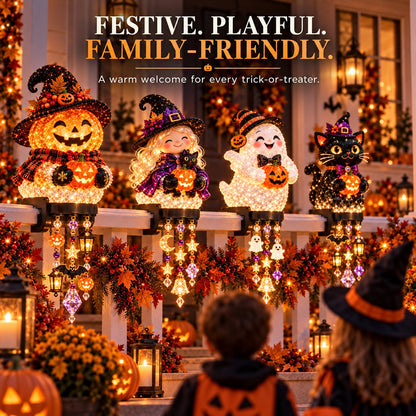 ⏰ LAST DAY 49% OFF -🎃 Halloween Porch Magic Cascade Railing Lights