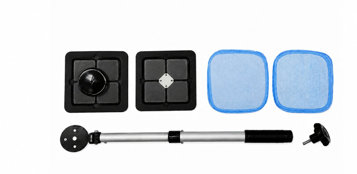 🔥Hot Sale 50% OFF🚗Dual Magnetic Car Windshield Cleaner | Streak-Free Auto Glass Cleaning Kit