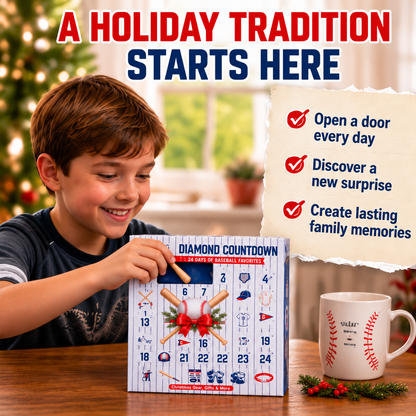 ⏳ Last Day 50% OFF-⚾24-Day Baseball Countdown Calendar