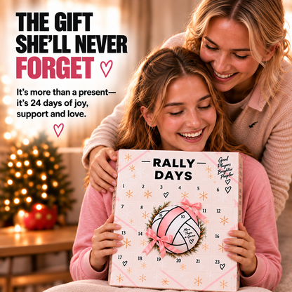 💥LAST DAY 50% OFF-🏐 24-Day Volleyball Advent Calendar – Daily Surprise Gift for Volleyball Girls