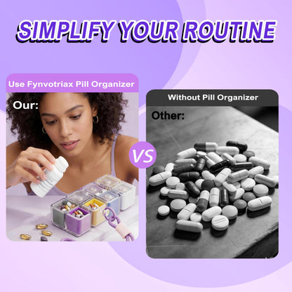 Magic Pill Cube – Weekly Travel Organizer