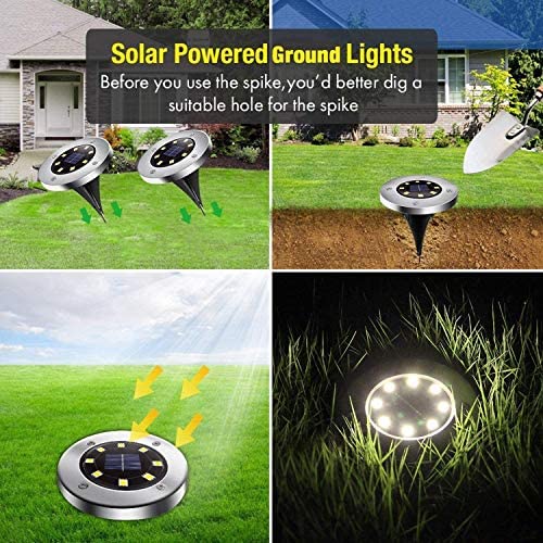 Solar Outdoor Waterproof Ground LED Lights