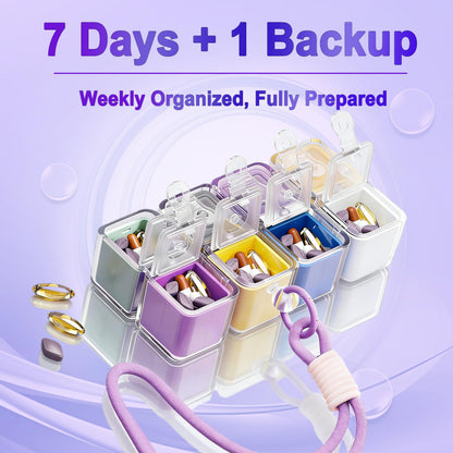 Magic Pill Cube – Weekly Travel Organizer