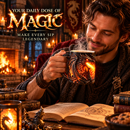 🔥 Last Day 50% OFF 🐉 "Dragon Flame" Heat-Sensitive Color-Changing Magic Mug 🔥