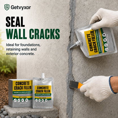 🏠 Waterproof Concrete Crack Filler for Indoor & Outdoor Use