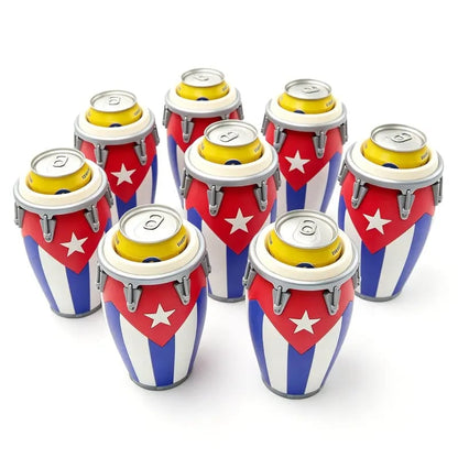 Conga-Style Can Holder – Celebrate Caribbean Pride, One Sip at a Time