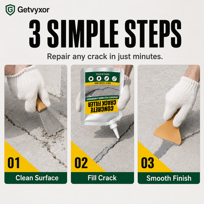 🏠 Waterproof Concrete Crack Filler for Indoor & Outdoor Use