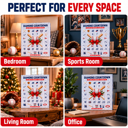 ⏳ Last Day 50% OFF-⚾24-Day Baseball Countdown Calendar