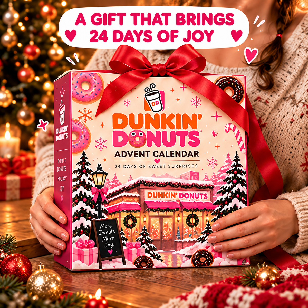 ⏳ Last Day 49% OFF –🌟Dunkin' 24-Day Countdown Calendar (2026)