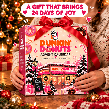 ⏳ Last Day 49% OFF –🌟Dunkin' 24-Day Countdown Calendar (2026)