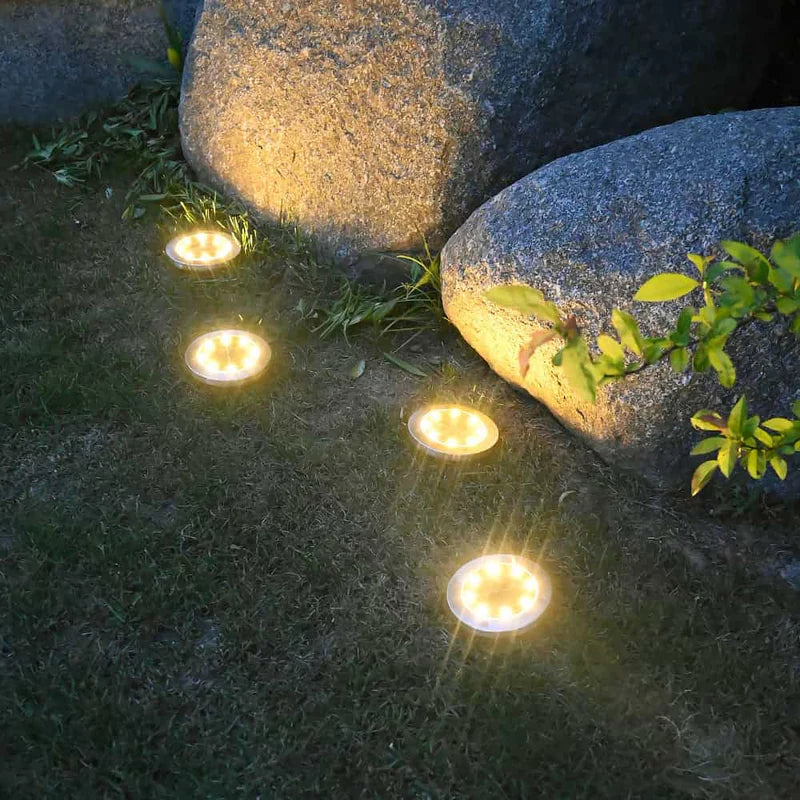 Solar Outdoor Waterproof Ground LED Lights