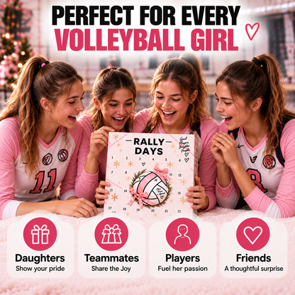 💥LAST DAY 50% OFF-🏐 24-Day Volleyball Advent Calendar – Daily Surprise Gift for Volleyball Girls