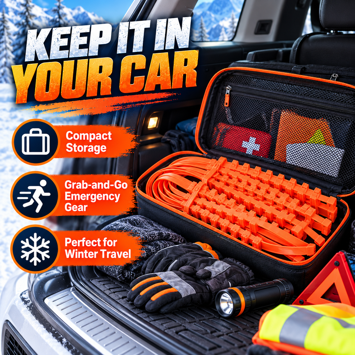 ⏳ Last Day 50% OFF-🚘Reusable Emergency Snow Chains(5-pack)