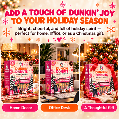 ⏳ Last Day 49% OFF –🌟Dunkin' 24-Day Countdown Calendar (2026)