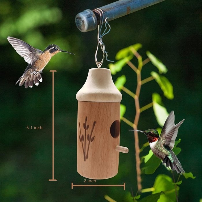 🔥🕊️Wooden Hummingbird House-Gift for Nature Lovers