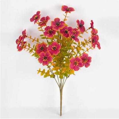 🍂Artificial Fall Eucalyptus & Violet Flower Arrangement — Bring The Warm Beauty Of Autumn Into Your Home