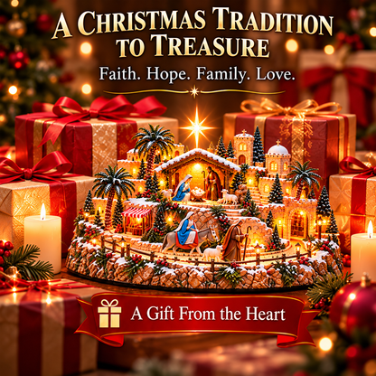 ✨Last Day  49% OFF🌟🎄"Journey of the Star of Bethlehem™" Illuminated Village