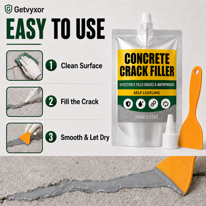 🏠 Waterproof Concrete Crack Filler for Indoor & Outdoor Use