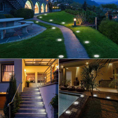 Solar Outdoor Waterproof Ground LED Lights